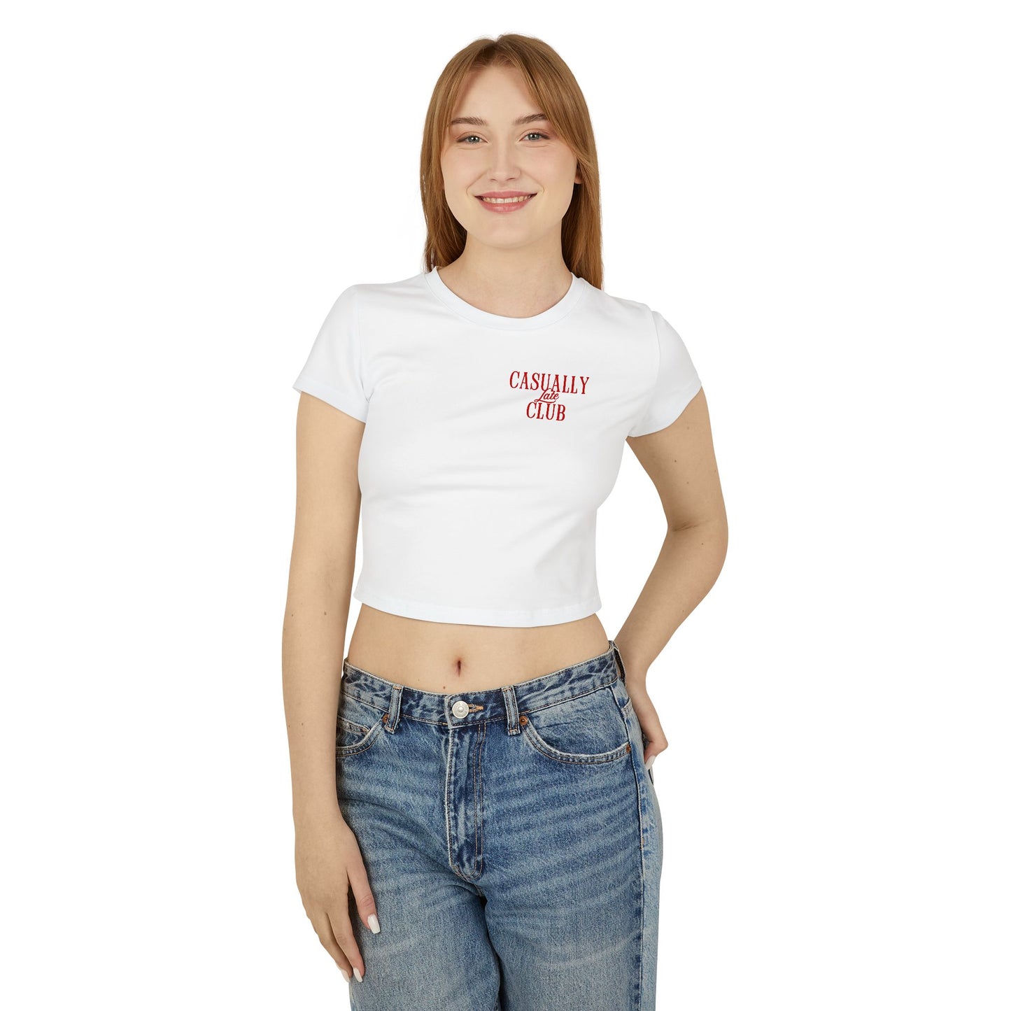 The Statement Fitted Baby Tee