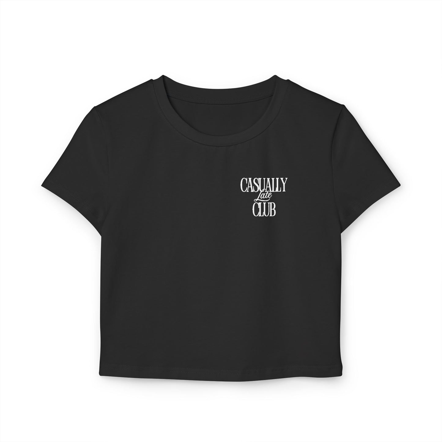 The Statement Fitted Baby Tee