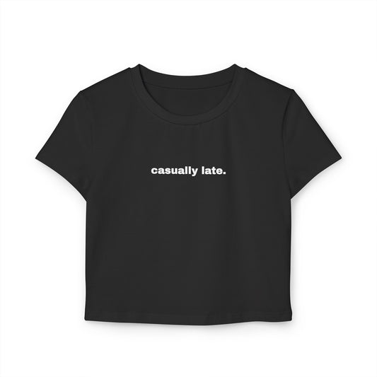 House Music Made Me Late Baby Tee