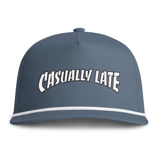Casually Late Rope Cap — Vintage Sunwashed Trucker Hat